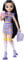 Barbie Dream Besties Renée Poupée articulée aux Cheveux Noirs pratiquant Le Roller, avec 12 Accessoires sur Le thème de la vidéo et de la Nourriture, JFX99
