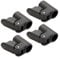 EpheyFIF Tarp Clips, 4 Stück ABS Zeltklemmen-Befestigung für Vordach, Wohnwagen, Vorzelt, Annexe Stangen, 22–25 mm Markisenclips für Markisen, Camping, Wohnwagen, Vordächer