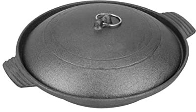 RORPOIR Marmite À Riz 20 Cm Cocotte De Poulet Braisé Marmite De Cuisson En Fonte Pour La Famille