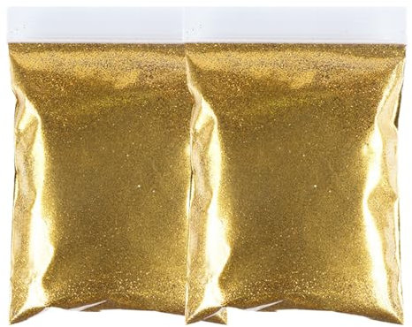 GZMAYUEN 100g Poudre à Paillettes Or Poudre Paillette Ongles Nail Art Peinture Pailletée Fines Scintillant Powder Loisirs Créatif Décoration DIY