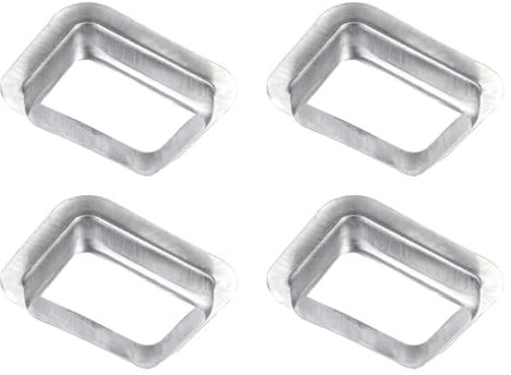 QUARKZMAN 4 Stück Regenrinnen-Ablaufstutzen 3x4 Zoll Regenrinnen-Adapter-Auslassverbinder für Fallrohr Regenrinnenablaufrohr