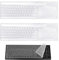 EUYKQNOI 2 pcs Protector de teclado ultrafino de silicona, impermeable y antipolvo, Compatible con computadora de escritorio teclado, Protege eficazmente tu computadora de escritorio
