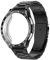 Cinturino for orologi in acciaio inossidabile Adatto for Samsung Galaxy Watch 6 Classic 43mm 47mm(Black,For Galaxy 6 Classic 43mm)