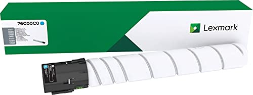 Lexmark 76C00C0 Cyan Toner Cartridge for CS92x, CX92x