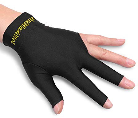 Scott Edward Billardhandschuhe, 10 Stück/Set, 3 offene Finger, Billardhandschuhe, Pool-Queue-Handschuhe, Spandex, für linke oder rechte Hand, für Herren und Damen
