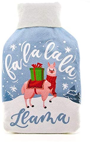 CASSANDRA Hot Water Bottle and Cover Gift Set. Luxury Faux Fur/Fleece. Christmas Design Received Varies. 1.8 Litre Bottle with 5 Year Manufacturers Guarantee.1 Units
