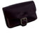 MIKA 28059702 - Gürteltasche M aus Echt Leder/Sattelleder, unterteiltes Hauptfach, Reißverschlussfach und 2 Gürtelschlaufen, Hüfttasche im Querformat in braun, Taillentasche ca. 15 x 5 x 11 cm