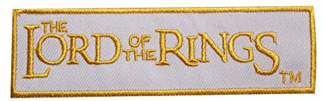 Lord of The Ring Iron On Patch Sew On Patch Embroidered Patch/Badge for Clothes Shirts Jeans etc