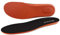 Knixmax Einlegesohlen für Sport - PU Foam Schuheinlagen Weich Komfort Einlagen Dämpfung Ideal für Sneaker, Laufschuhe, Sportschuhe, Wanderschuhe - Schwarz-Rot Gr.43