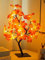 SFTYUFS Érable artificiel lumineux - Arbre d'automne lumineux - Arbre de Thanksgiving - 45,7 cm - 24 LED - Pour cadeaux de fête de mariage - Intérieur et extérieur - Récolte d'automne - Décoration