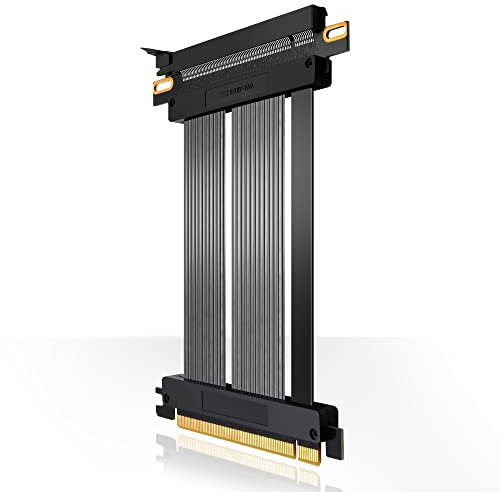 EZDIY-FAB PCIE 4.0 16x Cavo Riser ad Alta Velocità Estrema,PCI Express Gen4,Cavo riser GPU-Connettore Dritto da 20cm