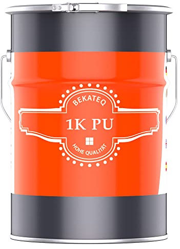BEKATEQ 1K PU Bodenversiegelung RAL7035 Lichtgrau 3kg für außen I Bodenbeschichtung & Versiegelung für Beton, Steinteppich, Holz, Dach & Fliesen I elastisch, hitzebeständig & schnelltrocknend BK-635PU