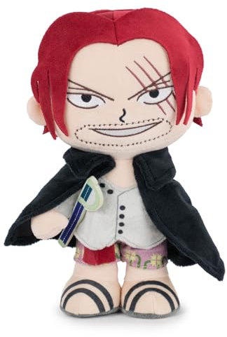 BARRADO One Piece Charakter Kuscheltier - 28cm - Luffy, Sanji, Roronoa Zoro, Shanks - Super Soft Qualität