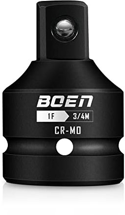 BOEN 1F to 3/4M Impact Socket Reducer for drivers, wrenches and ratchets, SAE