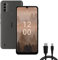 Nokia C31 Smartphone 4G 128GB, 4GB RAM, Tripla Camera 13 Mp, Display HD+ da 6.74″, Android 12, Batteria da 5050 mAh, Dual Sim, Charcoal, Versione con Cavo Micro-USB Aggiuntivo