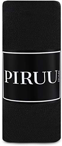 Piruu Spannbettlaken Spannbetttuch Bettlaken Baumwolle (Anthrazit, 90x200 cm)