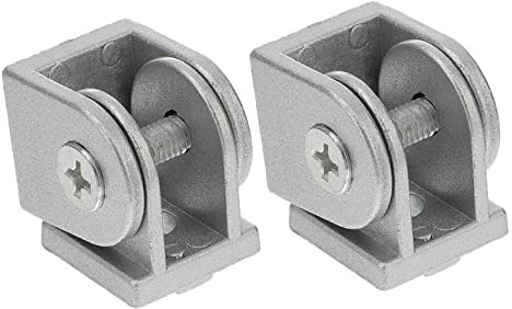 CORHAD 2stücke Flexibles Scharnier Gelenkverbinder Aus Zinklegierung Für Aluminiumprofil Langlebiger Profi-eckverbinder Mit Einfachem Einbau Flexiblem Drehgelenk Passend Für Aluminium-ext