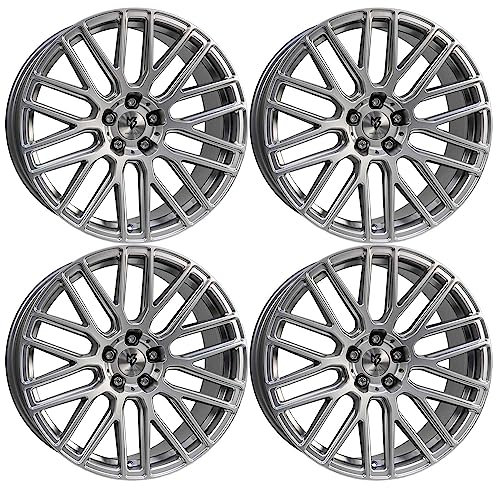 4x MB Design Felgen KV4 7.5Jx18 ET47 5x112 Silber kompatibel mit Mercedes-Benz EQB Viano Vito V