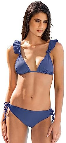 Leonisa Triangel Bikini zum Binden mit verstellbaren Trägern
