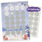 FEENSTAUB Rubbel Adventskalender A3, personalisierter Adventskalender Erwachsene, DIY Weihnachtskalender zum Rubbeln, Adventskalender selber machen, kreativer Adventskalender Kinder Hasen