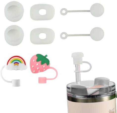 CONQUERALL Juego de 3 Tapones Antiderrame Reutilizables y Duraderos para Tazas Stanley