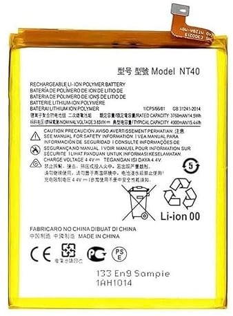 Batteria interna compatibile NT40 per Motorola Moto E20 4000mAh di ricambio XT2155