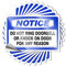Toolbox Stickers and Decals Notice Do Not Ring Doorbell Or Knock On Door for Stickers 10 Pcs Stickers Car Tool Box Stickers(8X12CM)