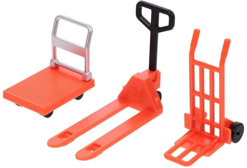 Alasum 1 Set of Mini Forklift Accessories - Mini Forklift Toy Forklift Toy Model Mini Wheelbarrow Accessories Construction Forklift Mode