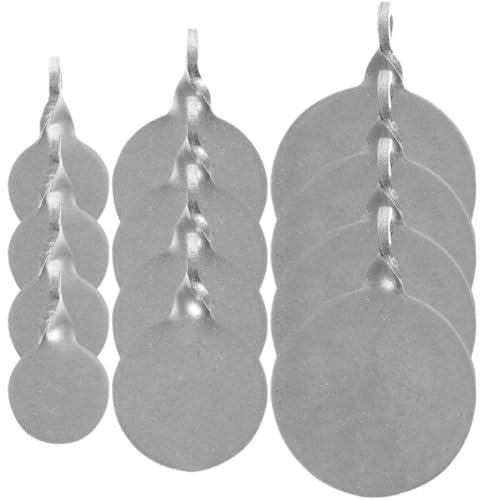Sanfly Cible Rotative en Acier Inoxydable, 12 Pièces, Outil D'entraînement Au Tir, Fournitures De Pratique De Tir Polyvalentes en Plein Air