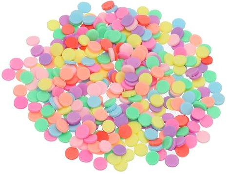PATIKIL 50g Künstliche Streusel Künstliche Streusel Ton Streusel Scheiben für Nail Art Basteln Kuchen Telefon Hülle Harz Nail Art Scheiben Polymer Scheiben Gemischte Farben