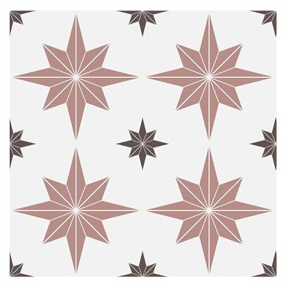 24Pcs Pink Polar Star Peel and Stick Vinyl Floor Tiles Selfadhesive Waterproof Backsplash Sticker for Kitchen Bathroom 30x30cm Thickened Wall Tile Transfer Stickers