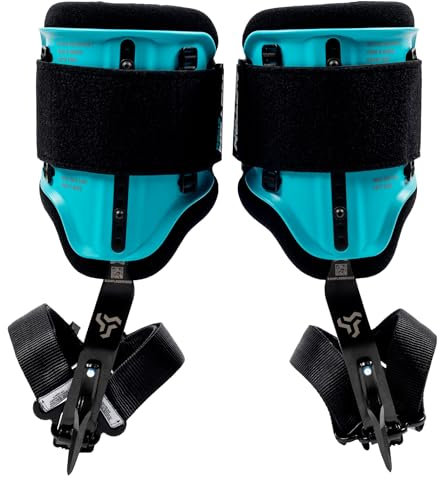 Notch Steel Climbers Ergonomic Pole Gaffs 20+ Cuff Adjustment Points, Stirrup Grip Pad, Dual Foot Strap Assembly, Redesigned Cuff, 350 lbs. Total Weight Limit (99695P)