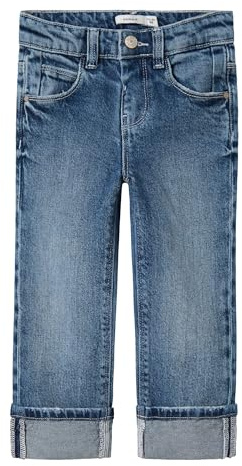 NAME IT Mädchen Nmfrose Straight Fold Jeans 4224-Az Noos Nmfrose Straight Fold Jeans 4224-az Noos