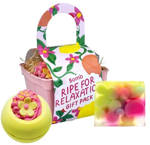 Bomb Cosmetics Ripe for Relaxation Punnet Badebombe & Seife Bar Set Geschenkbox