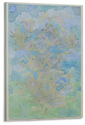Maler, Paul Klee, Olivenbaum-Poster, Bilddruck, Leinwand, Poster, Wandfarbe, Kunstposter, Dekoration, moderne Wohnkunstwerke, 60 x 90 cm