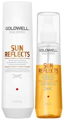 Goldwell Dualsenses Sun Reflects After-Sun Shampoo 250ml UV Protect Spray 150ml