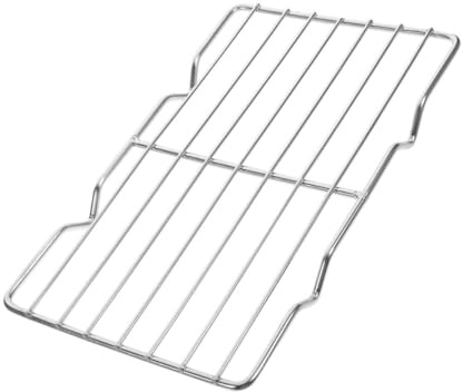 IMIKEYA Rejilla para Hornear y Parrilla De Acero Inoxidable 38x28 Cm, Rejilla De Enfriamiento De Pan Patas, Malla Fina para Cocinar y Asar, Apta para Alimentos Delicados, Uso Cocina y Barbacoa