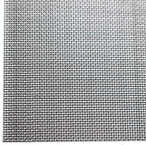 Stainless Steel Woven Wire Mesh – 40 Mesh Count Fine Metal Screen – 15cm x 15cm Sheet – Filter, Vent & DIY Mesh