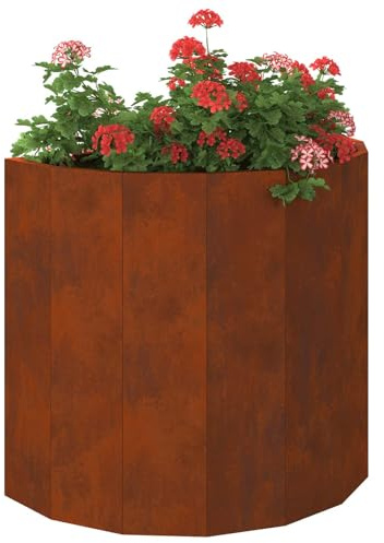 vidaXL Pflanzkübel Rostig 60 x 30 x 50 cm Wetterfeststahl