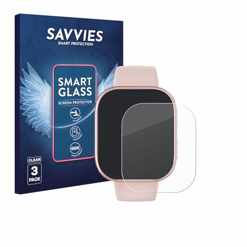 Savvies Schutzglas für Mingtawn T8 1.83 | 3 Stück Transparenter Displayschutz Made in Germany Panzer Schutz Glas 9H Schutzfolie HD Klar Blasenfrei Einfache Montage