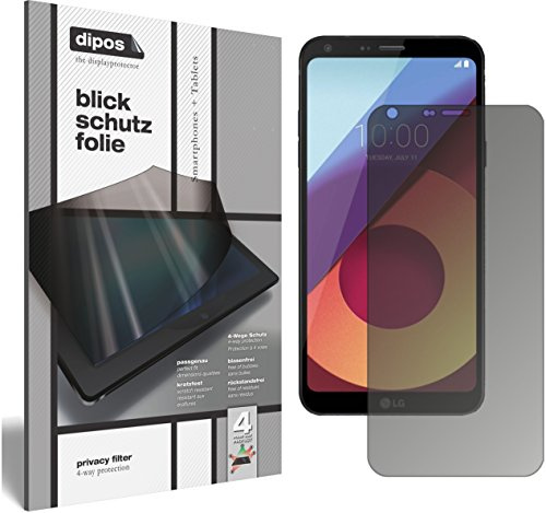 dipos I Privacy Filter compatible with LG Q6 Alpha Screen Protector Anti-Spy 4-Way Protection