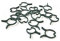 200 Stück Pflanze Clip Set Pflanzenklammern Pflanzenringe Klammer für Pflanzen Orchideen Kletterpflanzen(40Stk. L+80Stk. M+80Stk. S)