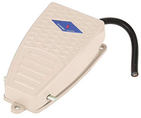 EKW 5A B Interruttore a pedale con alloggiamento in alluminio CA 380 V CC 220 V Interruttore a pedale normalmente aperto a comando momentaneo per macchine utensili ecc