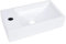 vidaXL Lavabo Cuarto de Baño Palangana de Servicios Fregadero Lavamanos Mueble Aseo Tocador Hogar Resistente SMC Blanco 400x220x90 mm