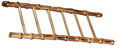 Amosfun Mini Leiter Kuchen Topper Miniatur Leiter Mini Holz Schritt Leiter Pflanzer Zaun Schritt Leiter für Fee Garten Puppenhaus Landschaft Garten Hof Dekoration Fee M?Bel Leiter