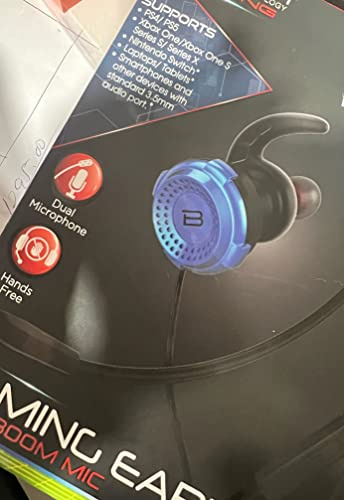 BYTECH BYGAEB100BL Gaming Earbuds with Boom MIC