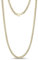 Cadoline 316L Stainless Steel Men's Jewellery Wheat Chain Gold Braid Rope 7mm 26 Inch Necklace