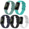 RuenTech Silikon Armband kompatibel mit Fitbit inspire3,Uhrenarmband für fitbit inspire 3 Ersatzband (size L, Farbe 5A)