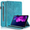 Succtopy Coque Lenovo Tab P11 2nd Gen 11.5 Pouces 2022 TB350FU/TB350XU PU Cuir Cover Tablette Housse de Protection Porte-Crayons Portefeuille Tablet Étui Lenovo Tab P11 2ème Génération 2022 - Bleu