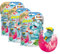 INKEE Fun Beach | 3er Multipack Badebomben Kinder mit Hippo Figuren , 3X Badekugeln Kinder mit Überraschung , Wassermelone Duft , mit Mango Butter